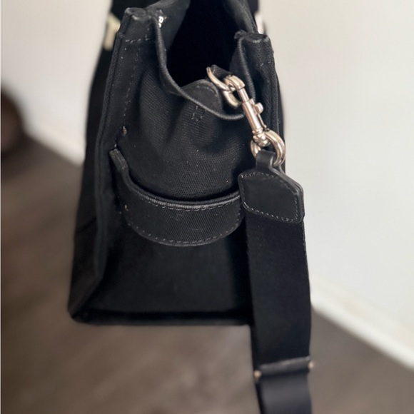 Marc Jacobs Black Canvas Tote Bag - Picture 3 of 6
